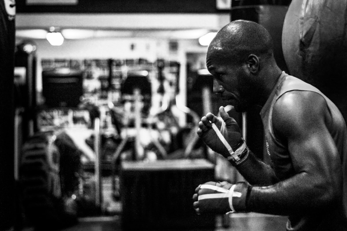 Athlete preparing nutritious meal